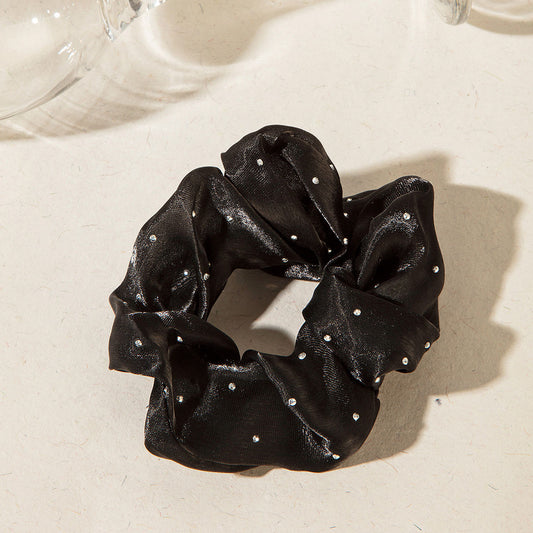 Contemporary Black Scrunchie