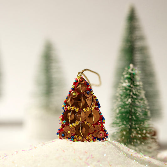 Beaded Christmas Tree Ornament