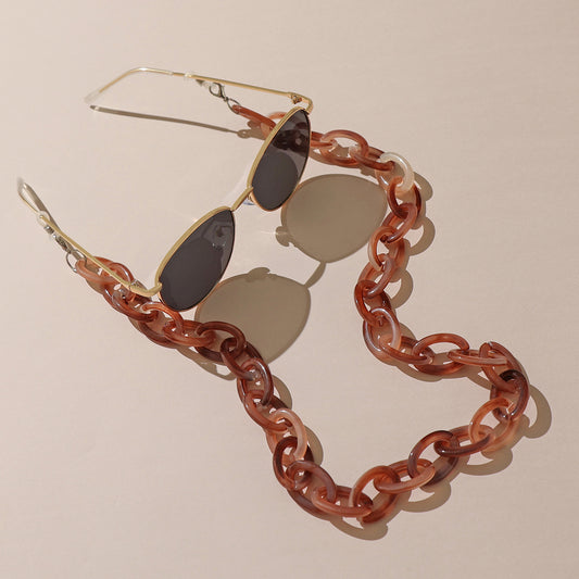Classic Brown Ombre Mask & Sunglass Chains