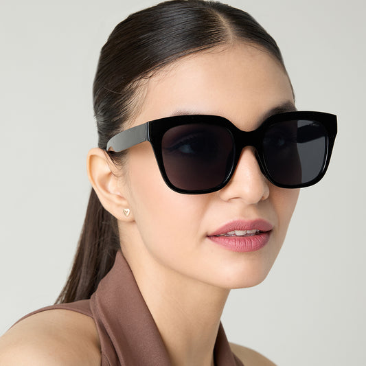 Classic Black Wayfarer Sunglasses
