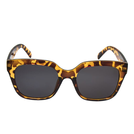 Chic Animal Print Brown Wayfarer Sunglasses