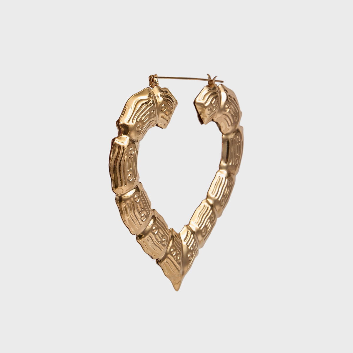 Buy the Designer Juicy Couture Silver-Tone Rhinestone Heart Shape Hoop  Earrings | GoodwillFinds