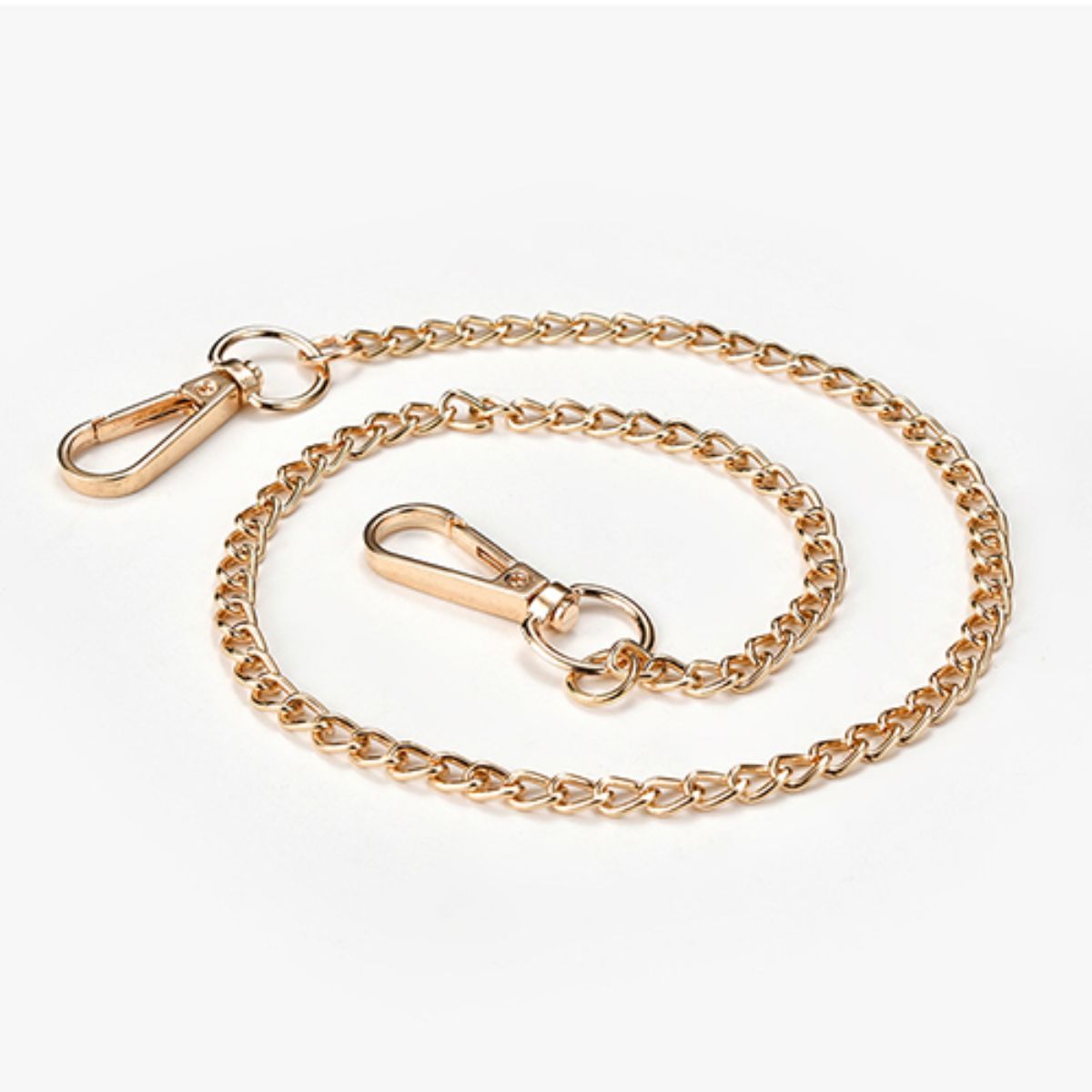Minimal Gold Clasp Chain Belt