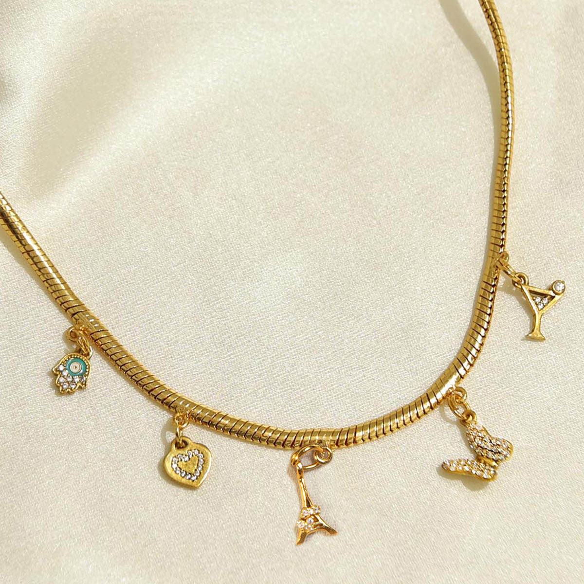 5 Charms Necklace