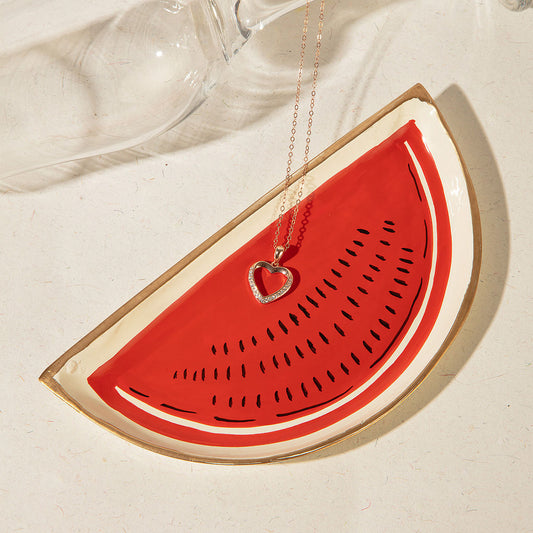 Quirky Red Watermelon Jewellery Dish