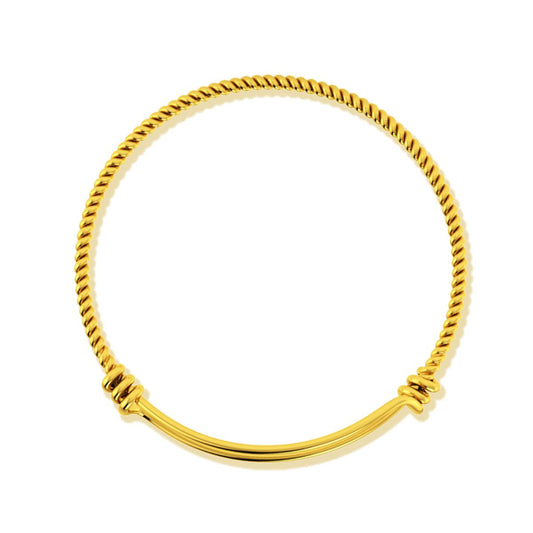 Pipa Bella Gold-Plated Coil Adjustable Bracelet