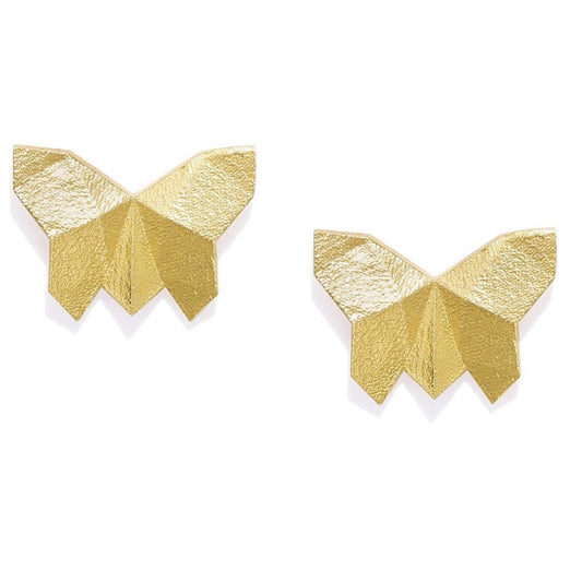 Pipa Bella Gold-Plated Butterfly Earrings
