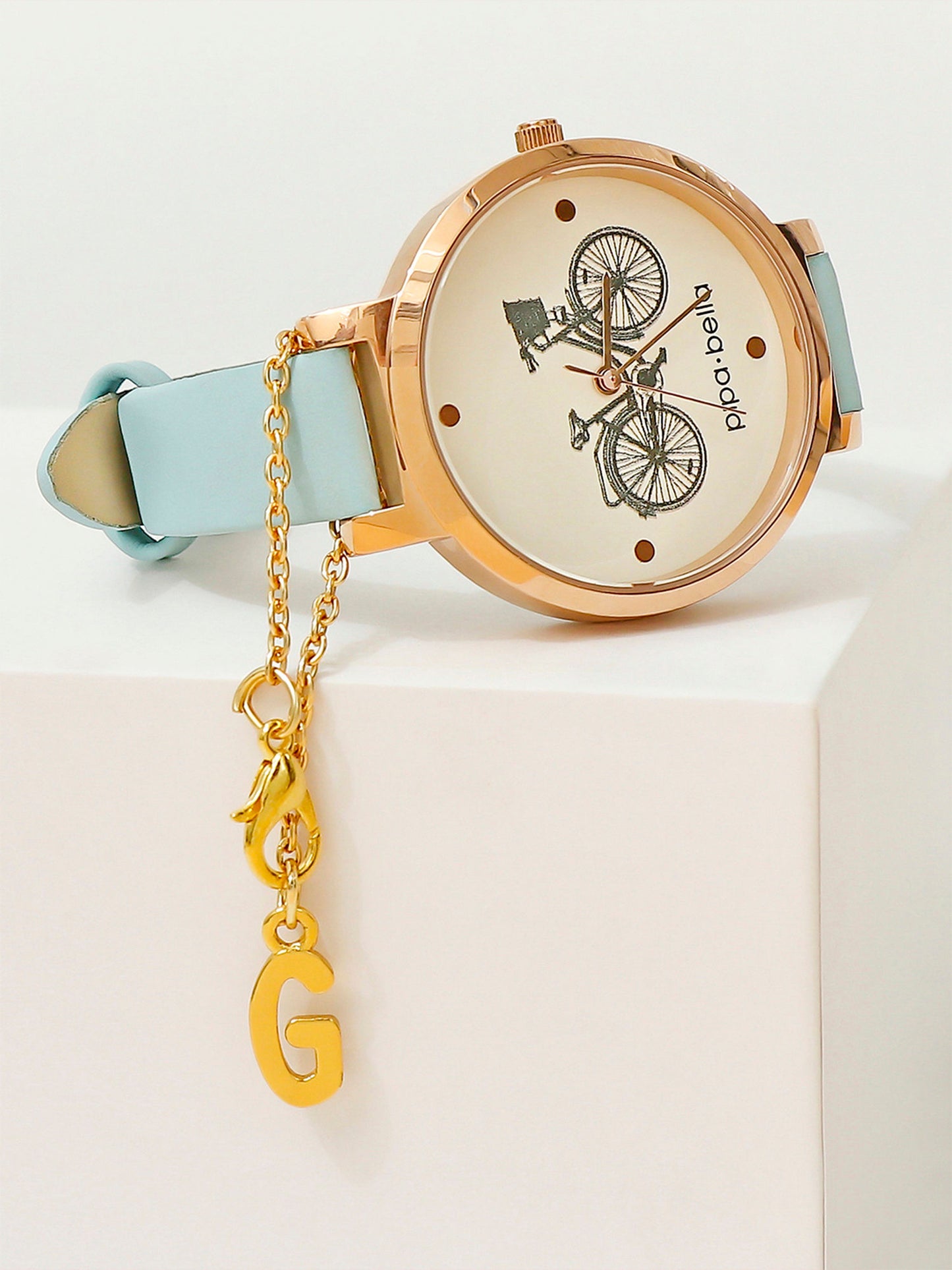Gold-Plated G Initial Watch Charm