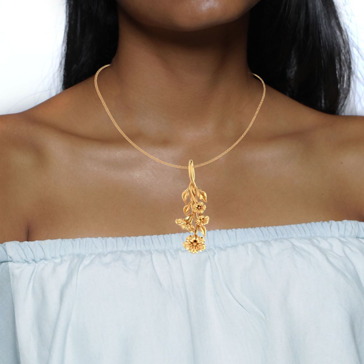 18K Gold Plated Marigold Necklace