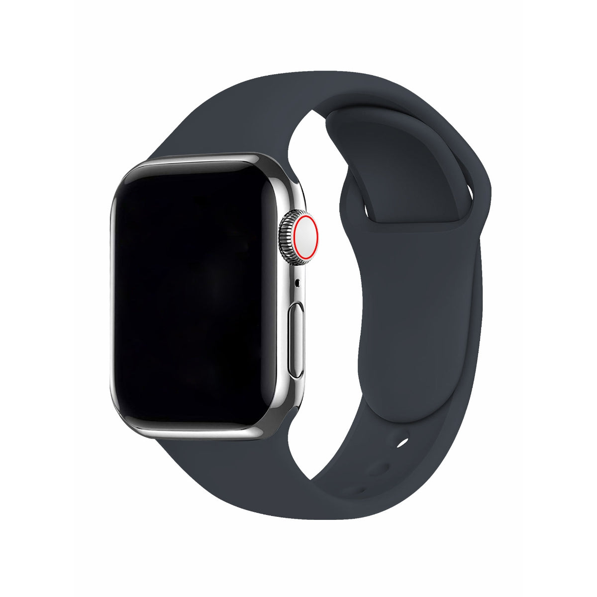 Basic Solid Dark Grey Apple Watch Strap