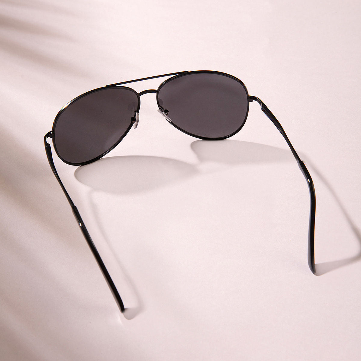 Classic Black Polarized Aviator Sunglasses