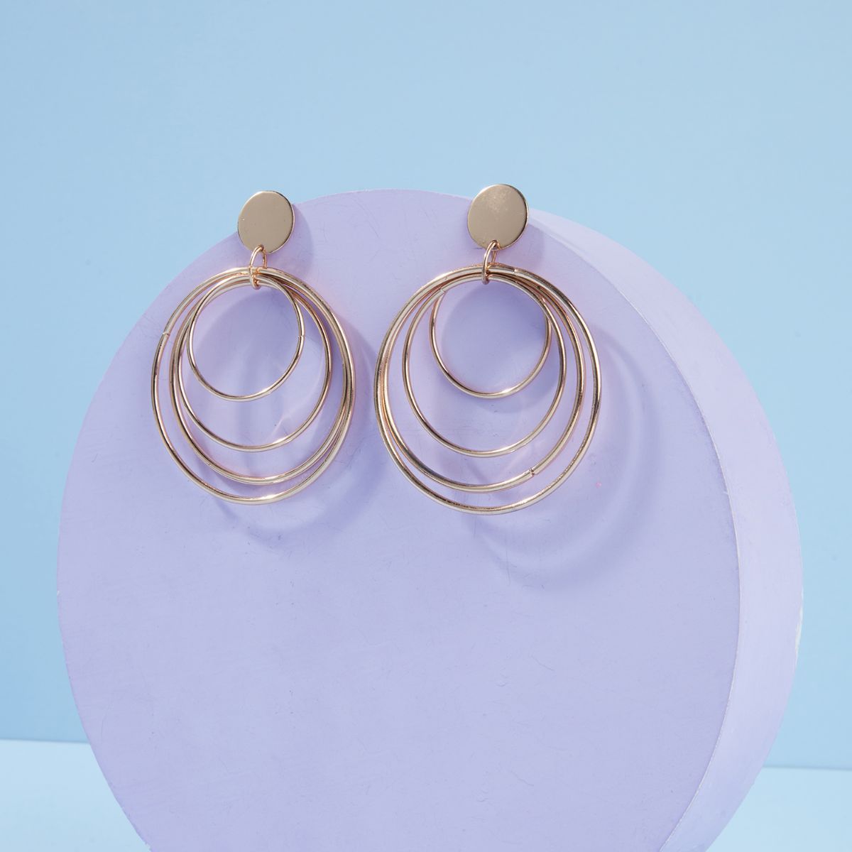 Pipa Bella by Nykaa Fashion Statement Gold Looped Hoop Earrings