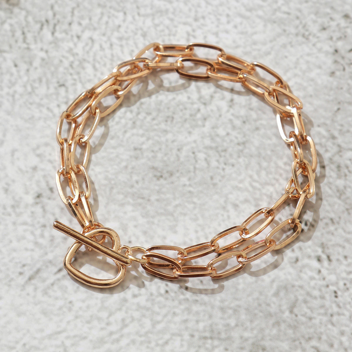 Elegant Linked Chain Bracelet