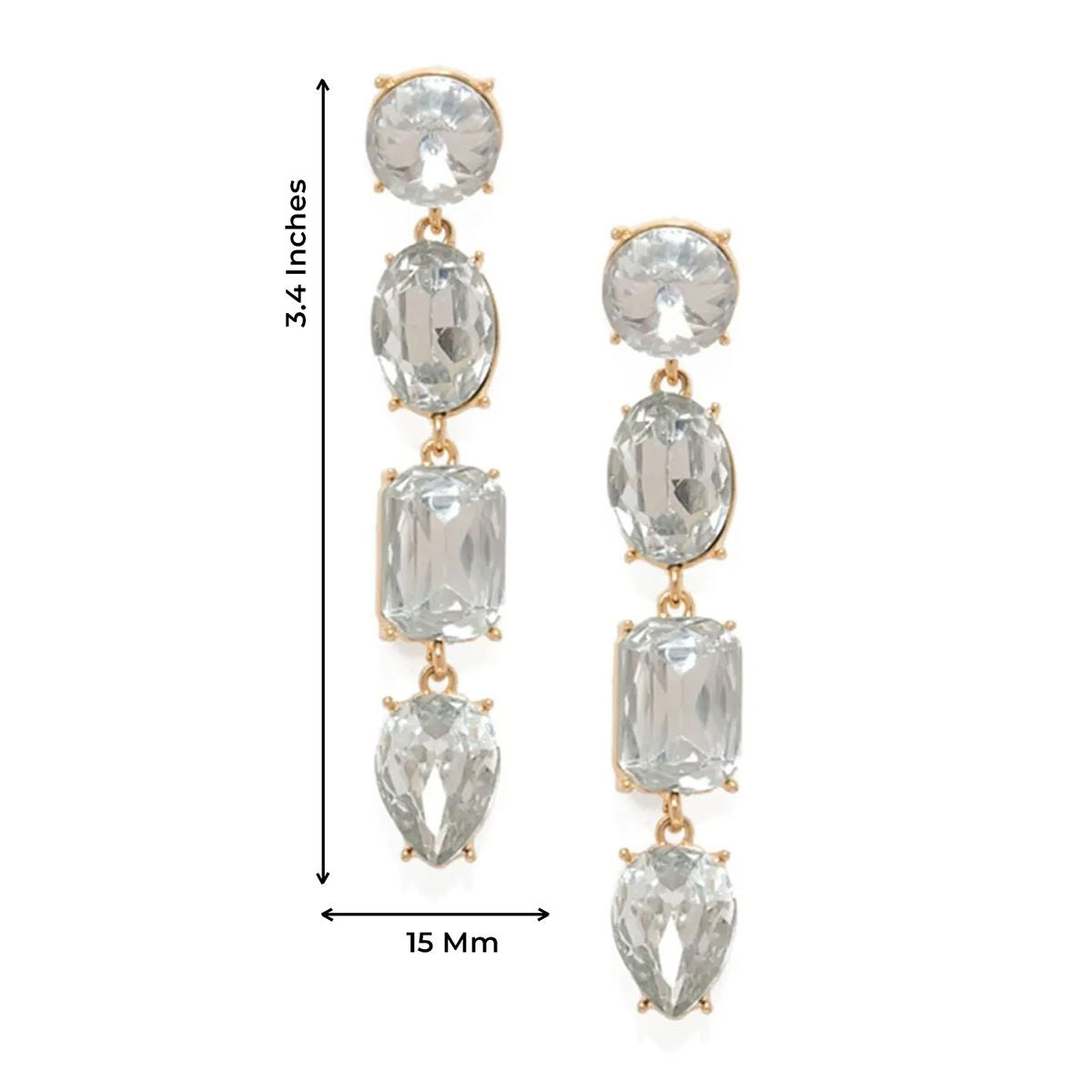Buy Pipa Bella Gold Plated Circular Hoop Earrings - Earrings for Women  9396215 | Myntra