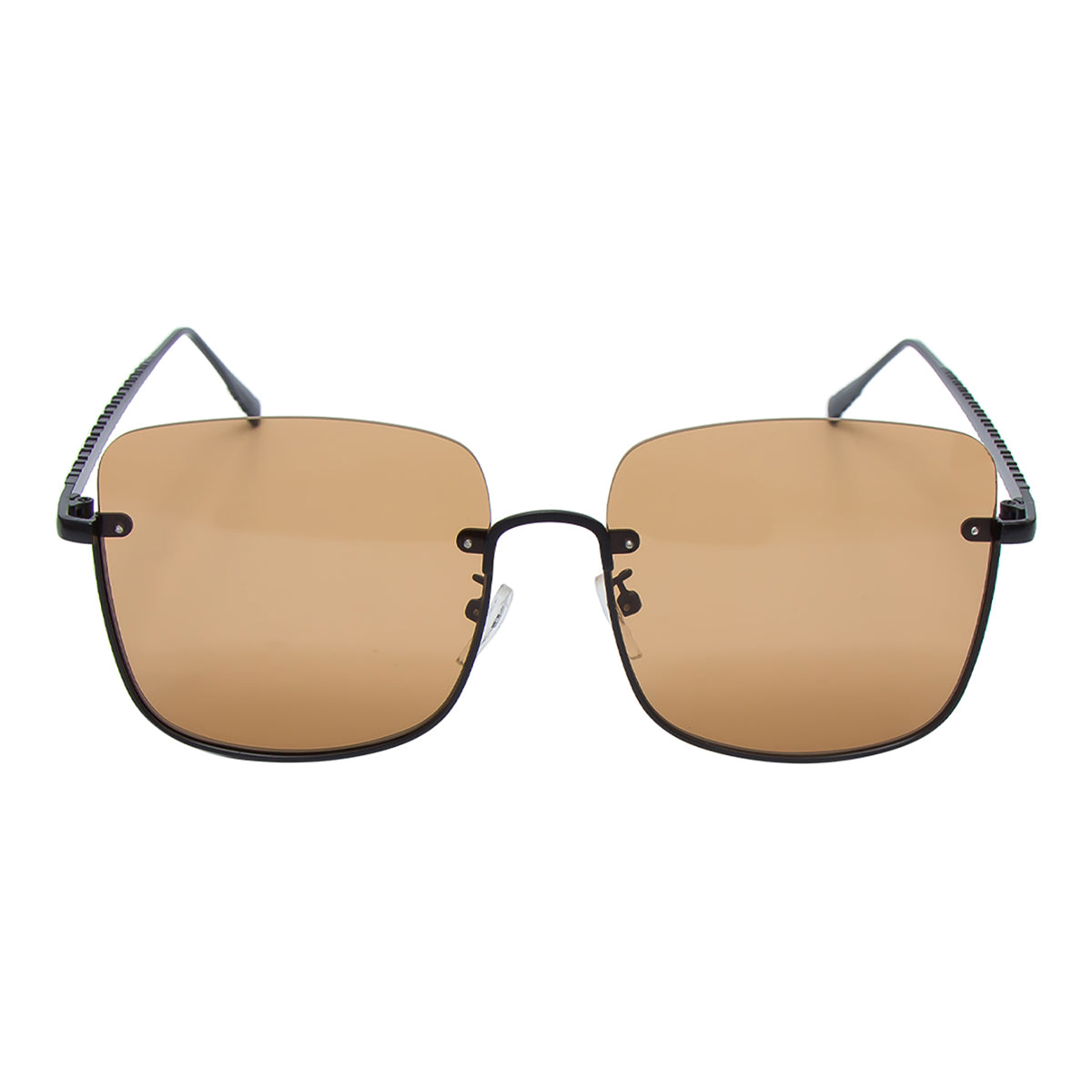 Halfords Half Frame Polarised Sunglasses - Black | Halfords IE
