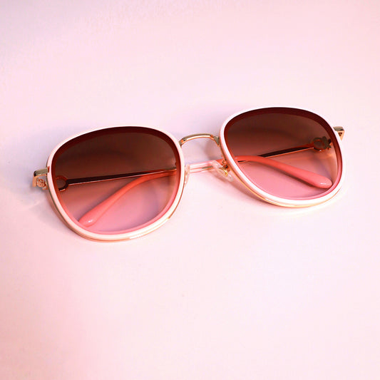 Style Statement Pink Round Sunglasses