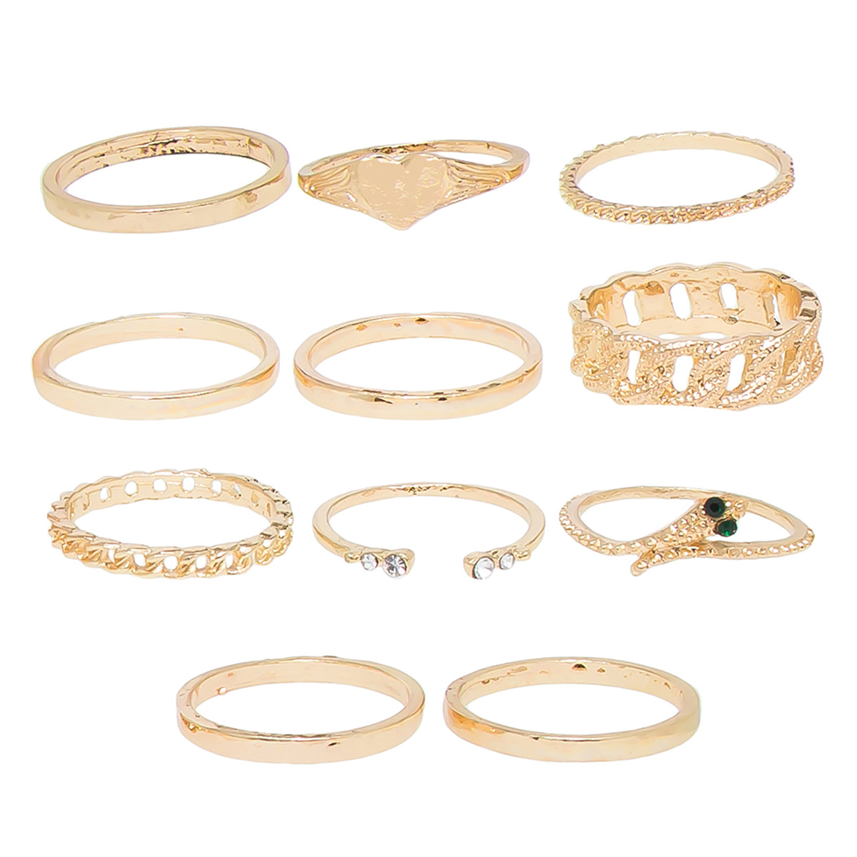 Buy Gold Rings for Women by Yellow Chimes Online | Ajio.com