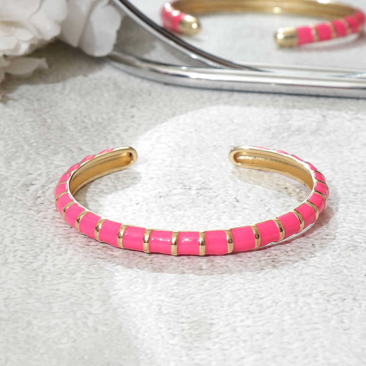 Elegant Stylish Pink Bracelet