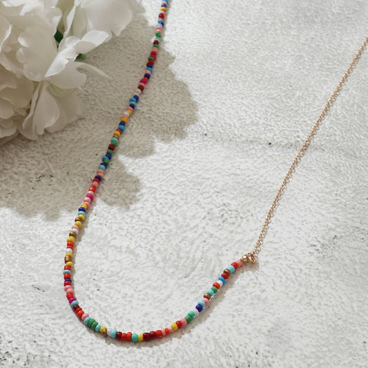 Mutli-Color Statement Beads Body Chain