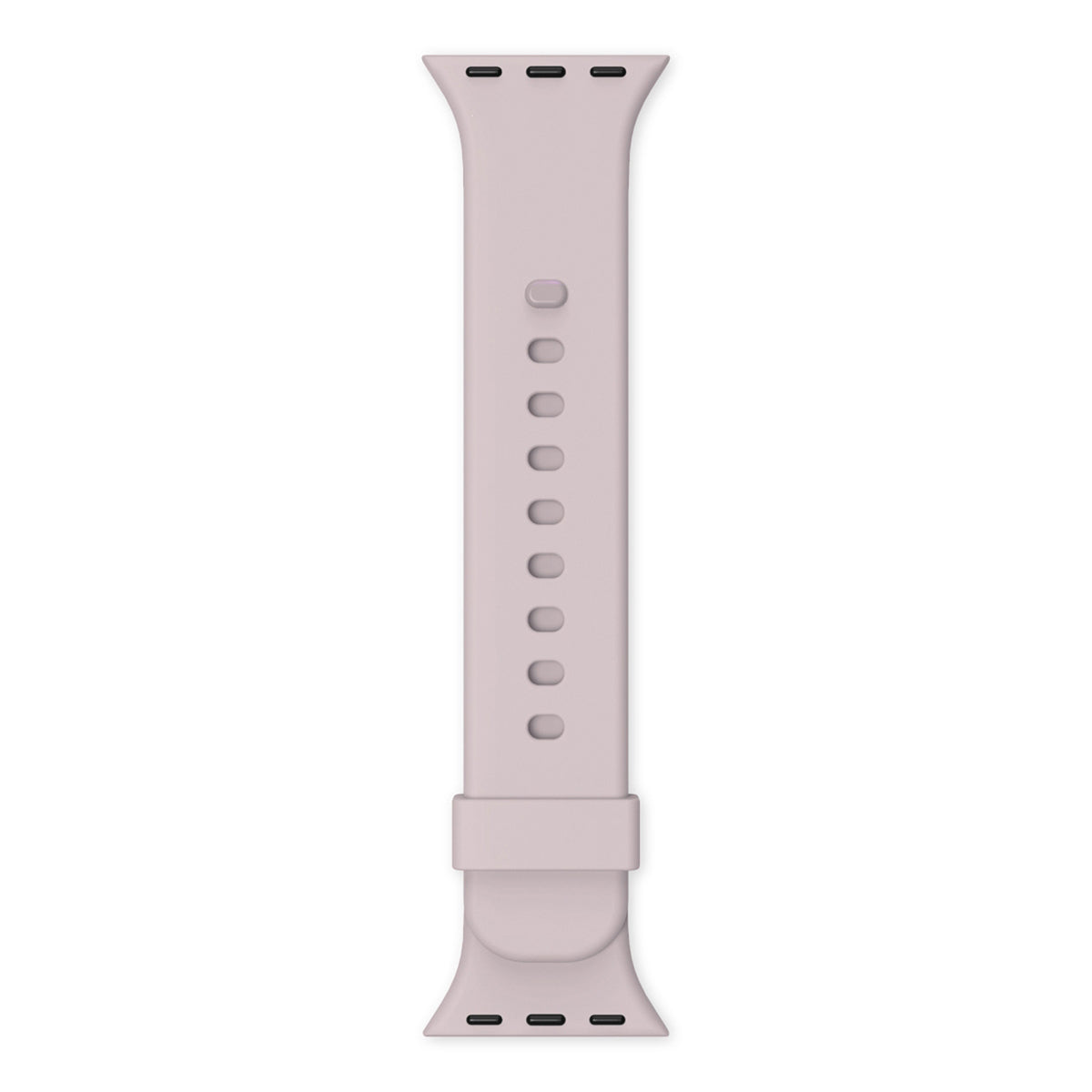 Monochrome Silicone Lavender Apple Watch Strap
