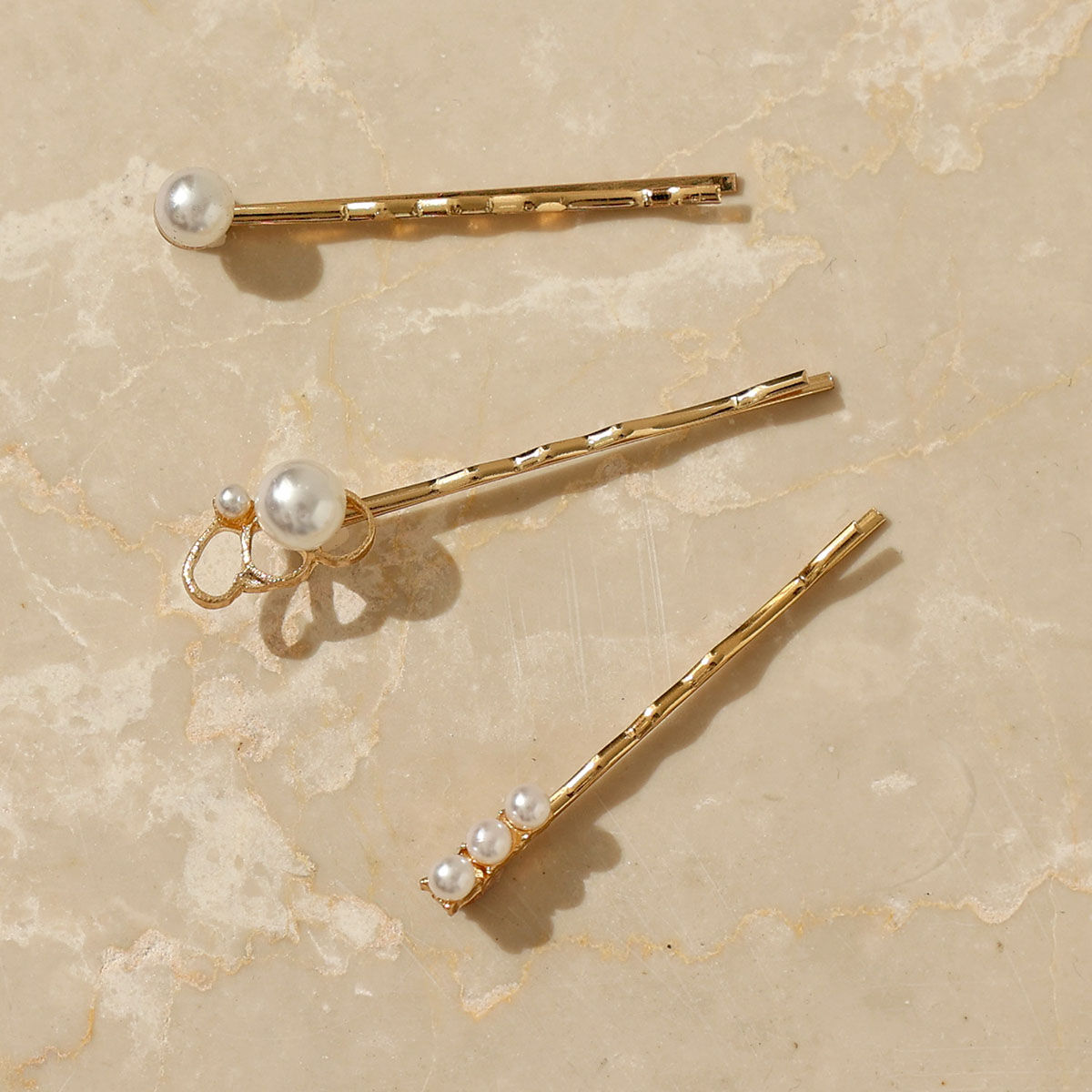 Pretty in Pearls Hair Pin Set of 3