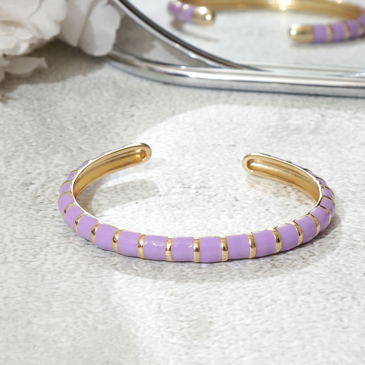 Handmade Purple Bracelet by Chibuntu®
