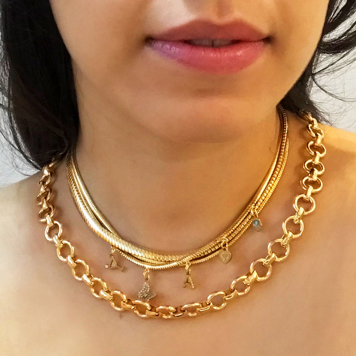Pipa Bella Gold-Plated Snake

Chain
