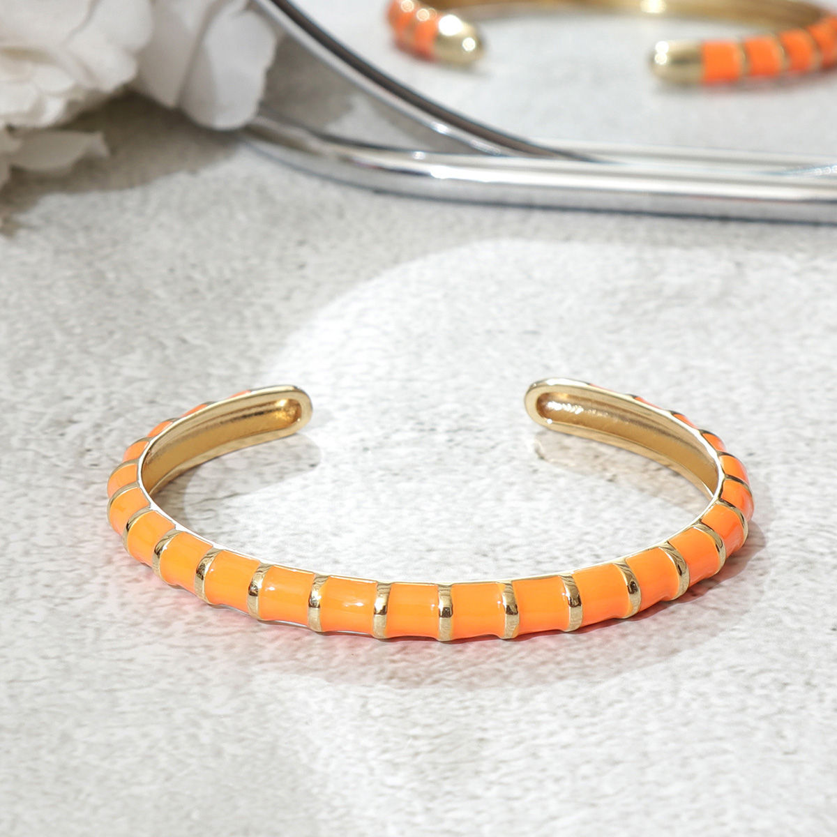 Elegant Stylish Orange Bracelet