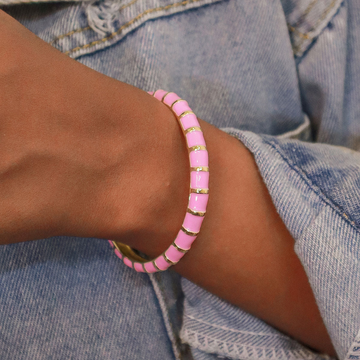 Elegant Stylish Blush Pink Bracelet